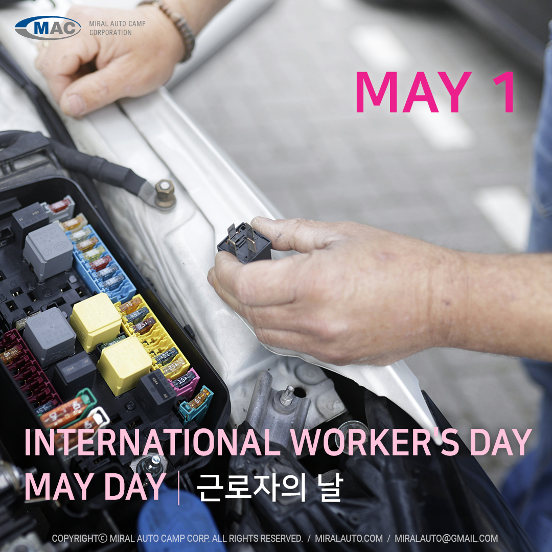 Thursday, May 1 - International Worker's Day (May Day)