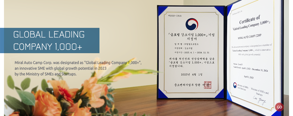 Designated as Global Leading Company 1,000+